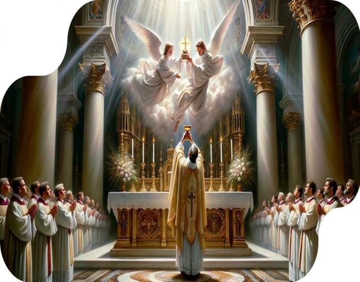 Joyful children with arms raised